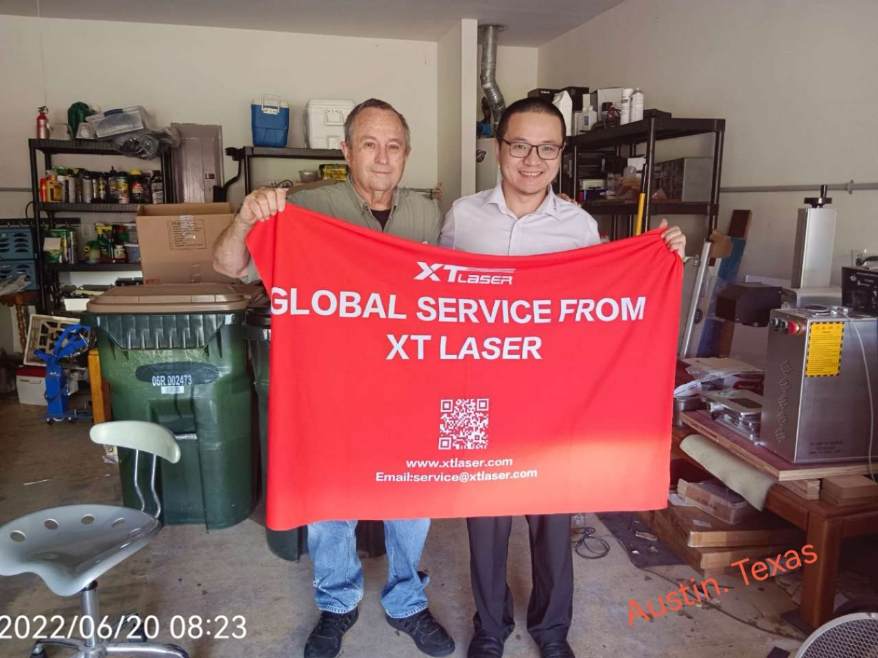 Sorgenfreier Service, beginnen Sie an einem neuen Tag XTlaser After-Sales Global Service Line American Station