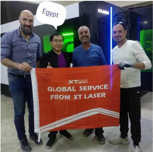 Sorgenfreier Service ab einem neuen Tag XTlaser After Sales Global Service Line Pakistan Station